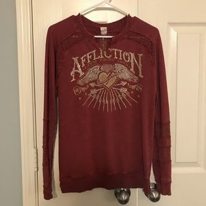 Affliction sweater